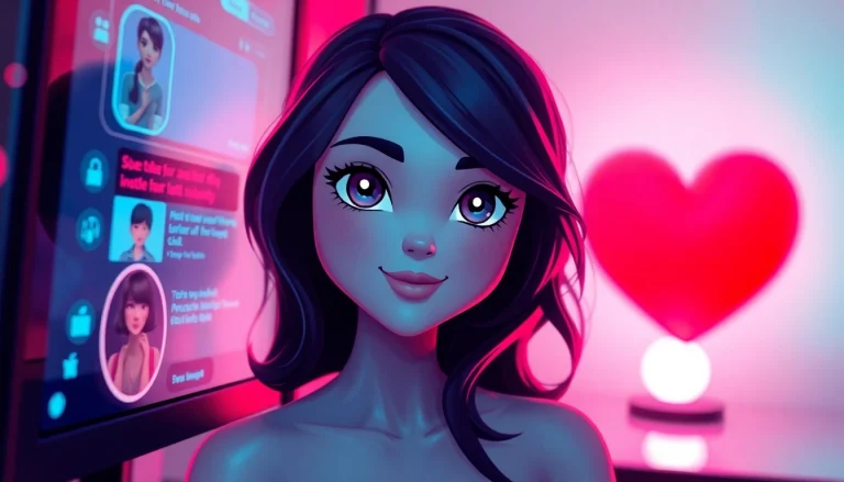 Experience engaging free AI sex chat with a friendly female AI character and vibrant digital environment.