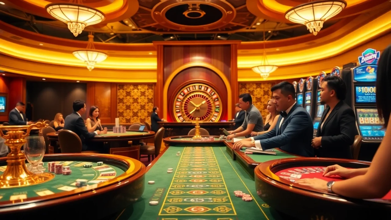 Experience the thrill of winning at 555win casino with vibrant tables and exciting games.