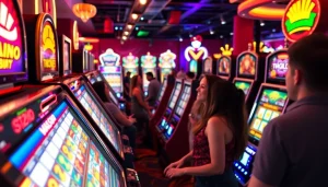 Gagnez avec des machines à sous en ligne argent réel dans un casino vibrant.