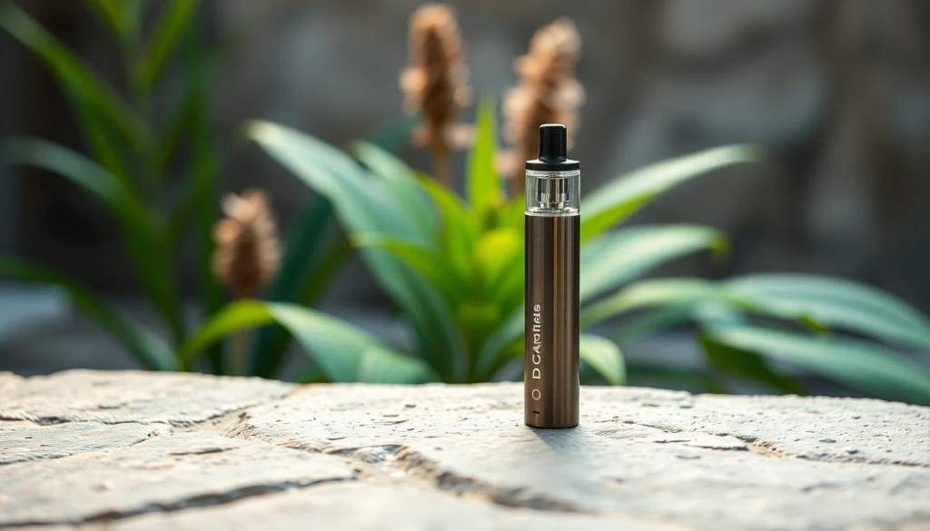 Showcase of DMT carts for sale with a sleek vape device on a textured surface.