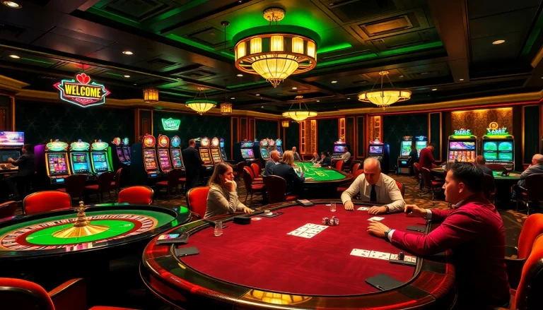 Engaging players at a luxurious casino table, capturing the essence of excitement at https://da88.media/.