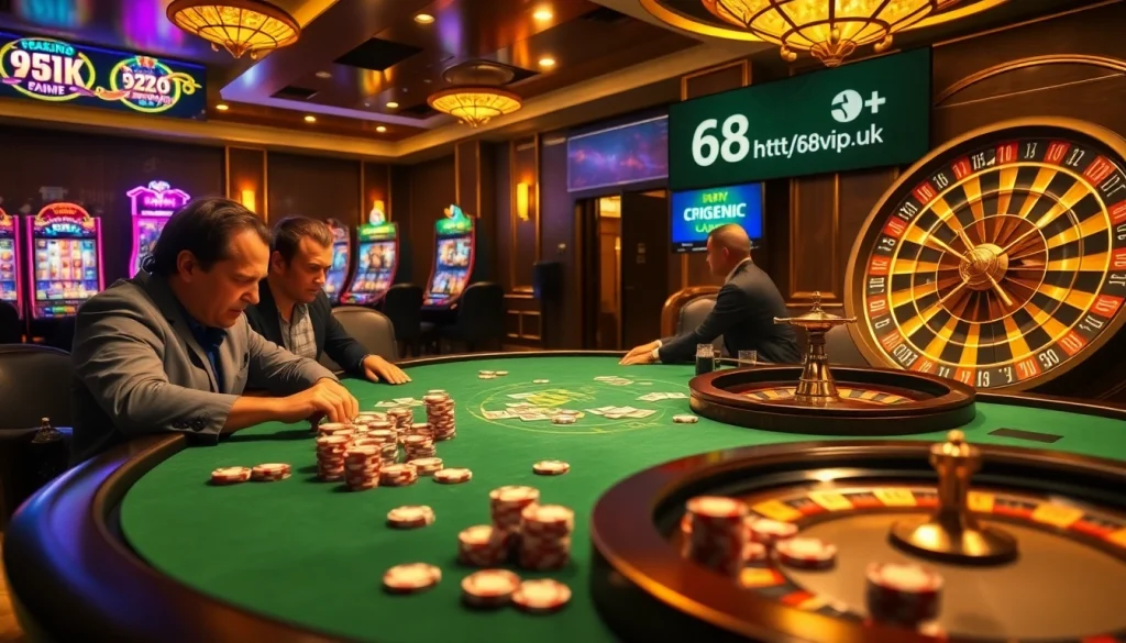 Experience the thrill of gambling at https://68vip.uk/ with high-stakes poker and vibrant slot machines.